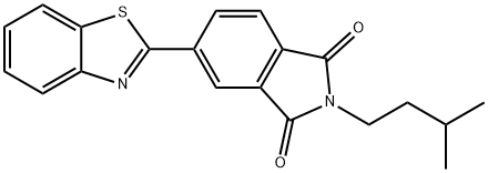 5-(1,3-benzothiazol-2-yl)-2-isopentyl-1H-isoindole-1,3(2H)-dione Structure