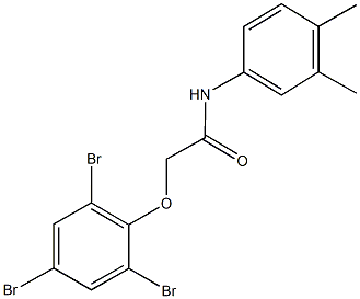 666711-45-1 N-(3,4-dimethylphenyl)-2-(2,4,6-tribromophenoxy)acetamide