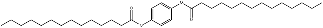 4-(tetradecanoyloxy)phenyl myristate Struktur