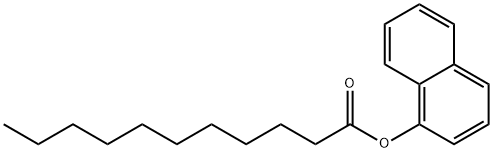 1-naphthyl undecanoate 结构式