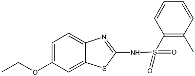 666818-13-9 N-(6-ethoxy-1,3-benzothiazol-2-yl)-2-methylbenzenesulfonamide