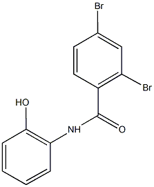 2,4-dibromo-N-(2-hydroxyphenyl)benzamide,666818-19-5,结构式