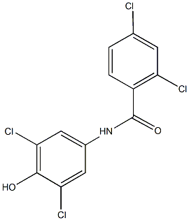 2,4-dichloro-N-(3,5-dichloro-4-hydroxyphenyl)benzamide Structure