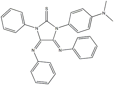 666820-86-6 1-[4-(dimethylamino)phenyl]-3-phenyl-4,5-bis(phenylimino)imidazolidine-2-thione