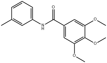 3,4,5-trimethoxy-N-(3-methylphenyl)benzamide Structure