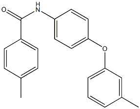 4-methyl-N-[4-(3-methylphenoxy)phenyl]benzamide Structure