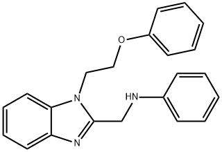 N-{[1-(2-phenoxyethyl)-1H-benzimidazol-2-yl]methyl}-N-phenylamine|