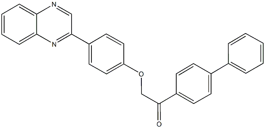 667432-40-8 1-[1,1'-biphenyl]-4-yl-2-[4-(2-quinoxalinyl)phenoxy]ethanone