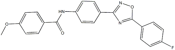 N-{4-[5-(4-fluorophenyl)-1,2,4-oxadiazol-3-yl]phenyl}-4-methoxybenzamide|