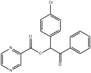 1-(4-chlorophenyl)-2-oxo-2-phenylethyl 2-pyrazinecarboxylate|