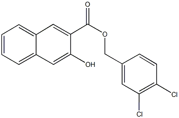 3,4-dichlorobenzyl 3-hydroxy-2-naphthoate Structure