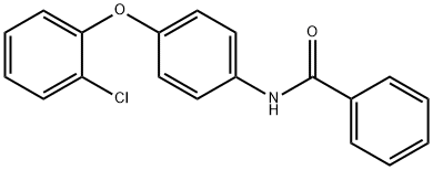 N-[4-(2-chlorophenoxy)phenyl]benzamide Structure