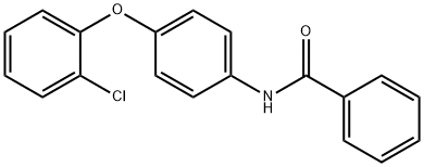 N-[4-(2-chlorophenoxy)phenyl]benzamide,667446-83-5,结构式