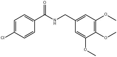 4-chloro-N-(3,4,5-trimethoxybenzyl)benzamide|