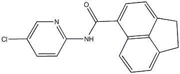 N-(5-chloro-2-pyridinyl)-1,2-dihydro-5-acenaphthylenecarboxamide Structure