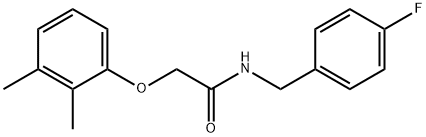 2-(2,3-dimethylphenoxy)-N-(4-fluorobenzyl)acetamide|