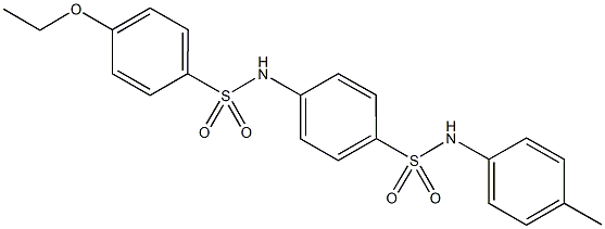 4-ethoxy-N-[4-(4-toluidinosulfonyl)phenyl]benzenesulfonamide,667877-58-9,结构式