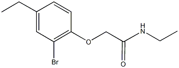 2-(2-bromo-4-ethylphenoxy)-N-ethylacetamide Structure