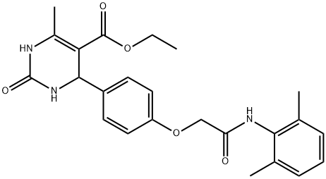 667880-01-5 ethyl 4-{4-[2-(2,6-dimethylanilino)-2-oxoethoxy]phenyl}-6-methyl-2-oxo-1,2,3,4-tetrahydro-5-pyrimidinecarboxylate