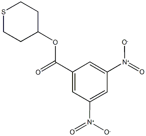 tetrahydro-2H-thiopyran-4-yl 3,5-dinitrobenzoate Struktur