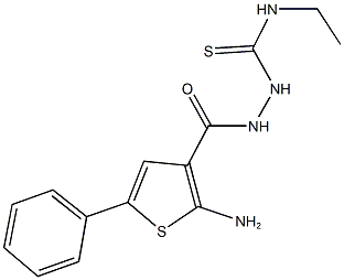 667884-44-8 2-[(2-amino-5-phenyl-3-thienyl)carbonyl]-N-ethylhydrazinecarbothioamide