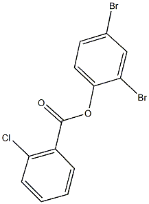 2,4-dibromophenyl 2-chlorobenzoate,667886-94-4,结构式