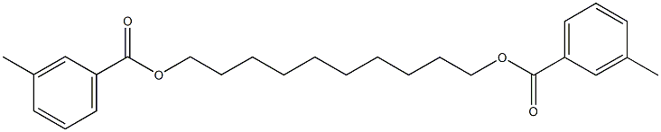 10-[(3-methylbenzoyl)oxy]decyl 3-methylbenzoate Structure