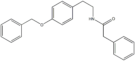 N-{2-[4-(benzyloxy)phenyl]ethyl}-2-phenylacetamide Structure
