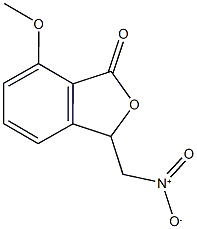 3-{nitromethyl}-7-methoxy-2-benzofuran-1(3H)-one Structure