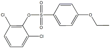 2,6-dichlorophenyl 4-ethoxybenzenesulfonate Structure