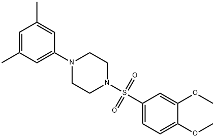 1-[(3,4-dimethoxyphenyl)sulfonyl]-4-(3,5-dimethylphenyl)piperazine|