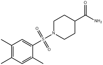 667891-83-0 1-[(2,4,5-trimethylphenyl)sulfonyl]-4-piperidinecarboxamide