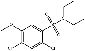 2,4-dichloro-N,N-diethyl-5-methoxybenzenesulfonamide Structure