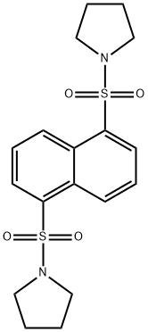 1-{[5-(1-pyrrolidinylsulfonyl)-1-naphthyl]sulfonyl}pyrrolidine Structure