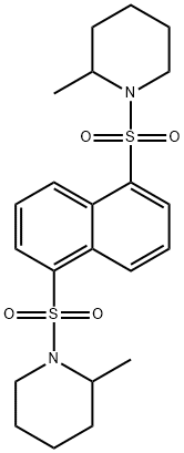 2-methyl-1-({5-[(2-methyl-1-piperidinyl)sulfonyl]-1-naphthyl}sulfonyl)piperidine|