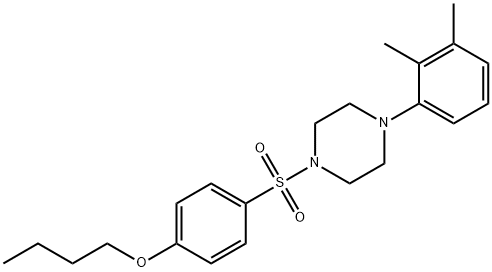 667892-68-4 1-[(4-butoxyphenyl)sulfonyl]-4-(2,3-dimethylphenyl)piperazine