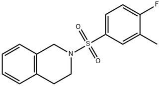 667892-80-0 2-[(4-fluoro-3-methylphenyl)sulfonyl]-1,2,3,4-tetrahydroisoquinoline