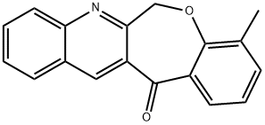 4-methyl[1]benzoxepino[3,4-b]quinolin-13(6H)-one Structure