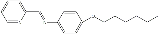 N-[4-(hexyloxy)phenyl]-N-(2-pyridinylmethylene)amine|