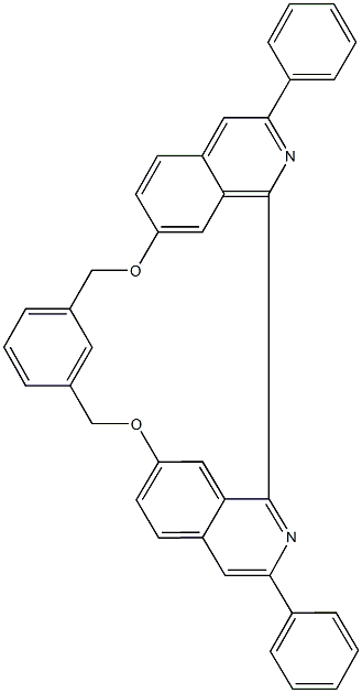 4,24-diphenyl-10,18-dioxa-3,25-diazahexacyclo[17.6.2.2~6,9~.1~12,16~.0~2,7~.0~22,26~]triaconta-1(25),2,4,6,8,12(28),13,15,19,21,23,26,29-tridecaene Structure