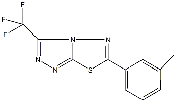 667894-91-9 6-(3-methylphenyl)-3-(trifluoromethyl)[1,2,4]triazolo[3,4-b][1,3,4]thiadiazole