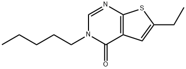 6-ethyl-3-pentylthieno[2,3-d]pyrimidin-4(3H)-one Structure