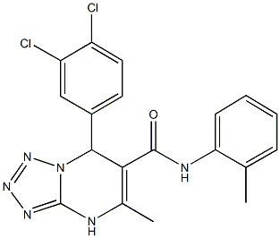 667903-90-4 7-(3,4-dichlorophenyl)-5-methyl-N-(2-methylphenyl)-4,7-dihydrotetraazolo[1,5-a]pyrimidine-6-carboxamide