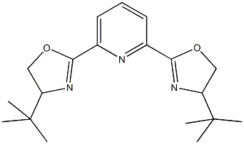 2,6-bis(4-tert-butyl-4,5-dihydro-1,3-oxazol-2-yl)pyridine Structure