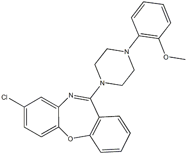 2-[4-(8-chlorodibenzo[b,f][1,4]oxazepin-11-yl)-1-piperazinyl]phenyl methyl ether|