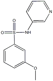 3-methoxy-N-(3-pyridinyl)benzenesulfonamide Structure