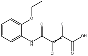 2,3-dichloro-4-(2-ethoxyanilino)-4-oxo-2-butenoic acid Structure