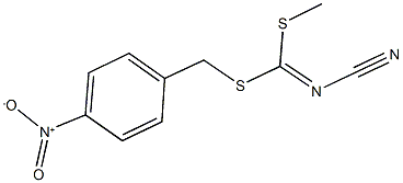 4-nitrobenzyl methyl cyanodithioimidocarbonate Structure