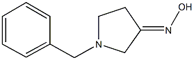 1-benzyl-3-pyrrolidinone oxime Structure