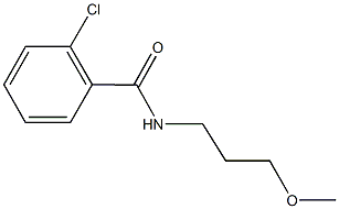 2-chloro-N-(3-methoxypropyl)benzamide 结构式